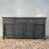 Handmade Carved Indian Furniture Shutter Doors Reclaimed Wood Sideboard